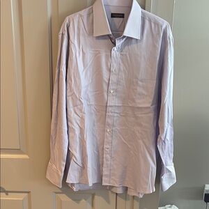 Canali Purple Dress Shirt Classic Business Style